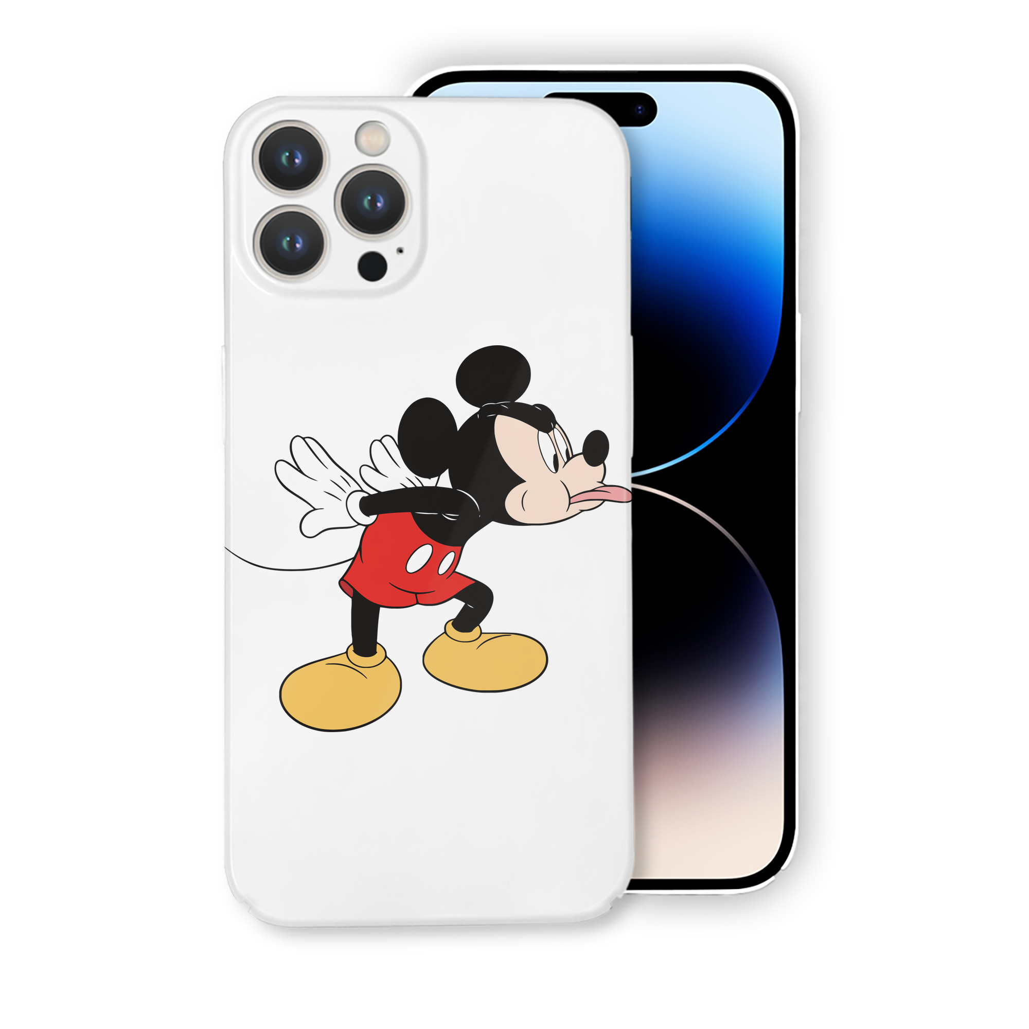 （画像用） ミッキーマウス Mickey Mouse 【iPhone 14シリーズ対応】ハードケース